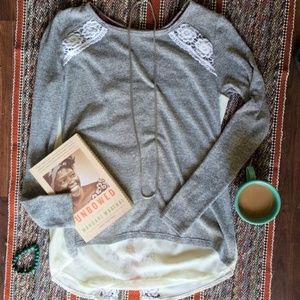 BOGO Mixed Media Sweater